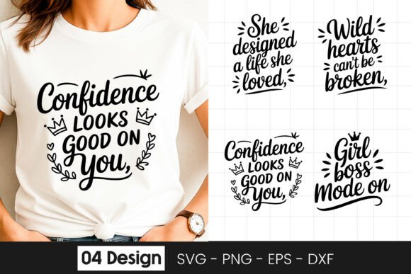 Confidence Looks Good on You Quote SVG Review