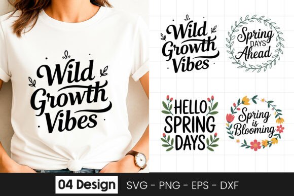 Wild Growth Vibes Floral Quote SVG PNG Graphics and Crafts Review
